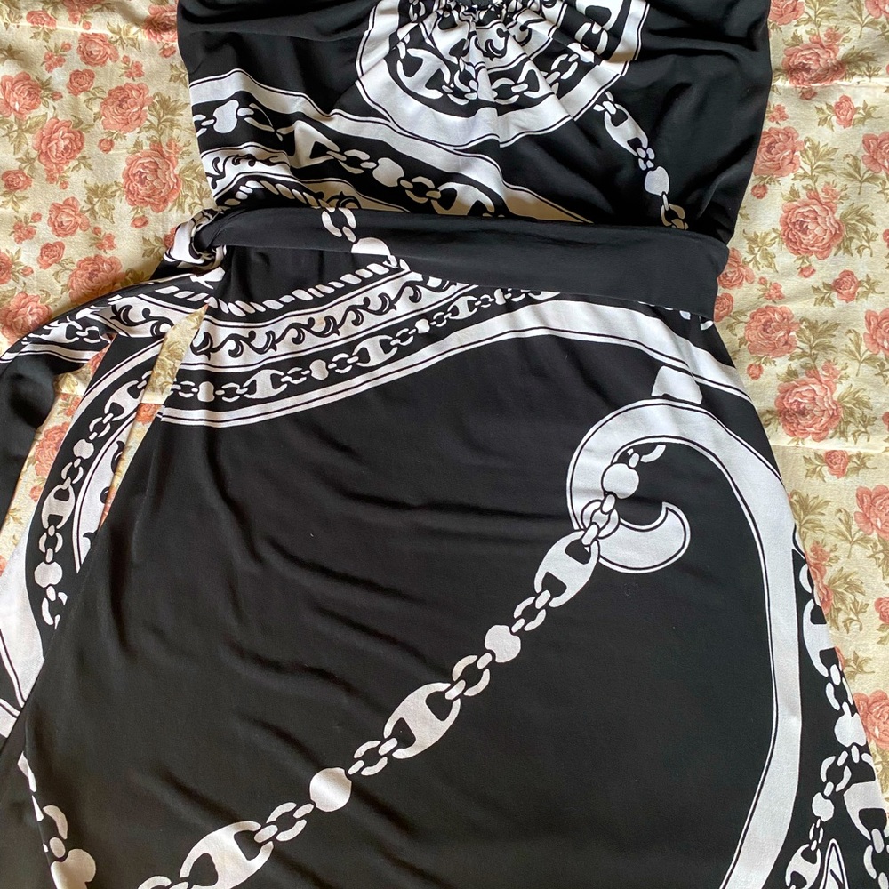 White House Black market strapless maxi dress XS